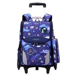 Children's Trolley Schoolbag Boy Elementary School Grade 1, 2, 3, 4 and 5 2025 New Tow Stair-Climbing Waterproof Pulley Children's Trolley Schoolbag Boy Elementary School Grade 1, 2, 3, 4 and 5 2025 New Tow Stair-Climbing Waterproof Pulley