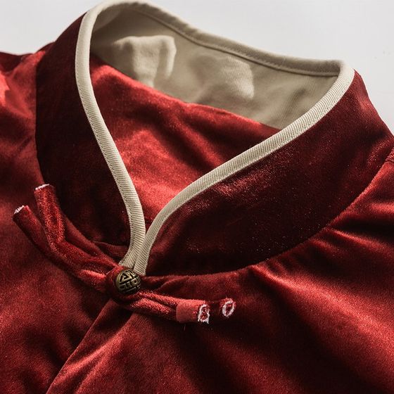 Dreamless Chinese style autumn and winter thickened velvet shiny Chinese style buckle Tang coat for men and women new Chinese style Hanfu jacket
Dreamless Chinese style autumn and winter thickened velvet shiny Chinese style buckle Tang coat for men and women new Chinese style Hanfu jacket