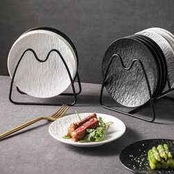 German New Ceramic Bone Dish, Food-Grade, Multi-Functional Household Dinner Plate, High-Value Tabletop Cake Snack Plate German New Ceramic Bone Dish, Food-Grade, Multi-Functional Household Dinner Plate, High-Value Tabletop Cake Snack Plate