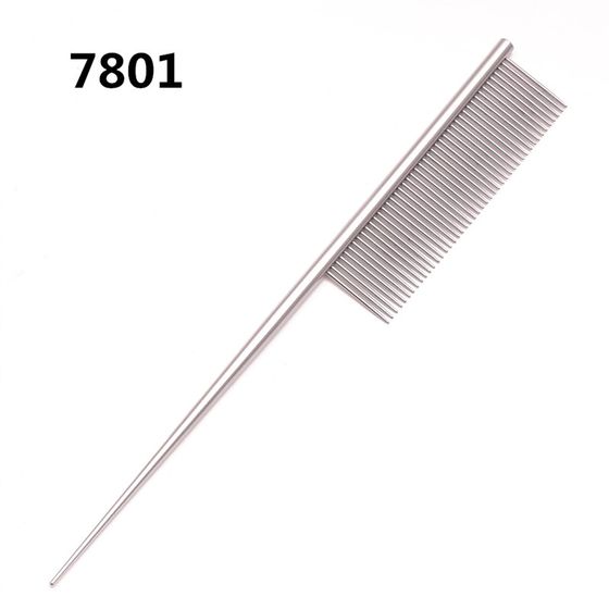 Pet supplies silver row comb copper comb pointed tail comb beauty and cleaning supplies dogs and cats comb hair and knot comb
Pet supplies silver row comb copper comb pointed tail comb beauty and cleaning supplies dogs and cats comb hair and knot comb