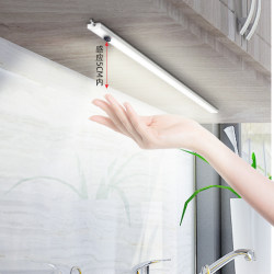 Nengpu 2nd generation ultra-thin hand scan induction cabinet light led cabinet bottom light kitchen light wardrobe shelf light hanging cabinet under light strip Nengpu 2nd generation ultra-thin hand scan induction cabinet light led cabinet bottom light kitchen light wardrobe shelf light hanging cabinet under light strip