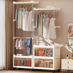 Storage Cabinet, Foldable Storage Cabinet, Home Bedroom Wardrobe, Clothes and Snacks Cabinet, Multi-Layer Storage Cabinet Storage Cabinet, Foldable Storage Cabinet, Home Bedroom Wardrobe, Clothes and Snacks Cabinet, Multi-Layer Storage Cabinet