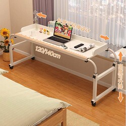Simple cross-bed table, bedside table, mobile desk, bed small table, bedroom lifting computer table, lazy desk Simple cross-bed table, bedside table, mobile desk, bed small table, bedroom lifting computer table, lazy desk