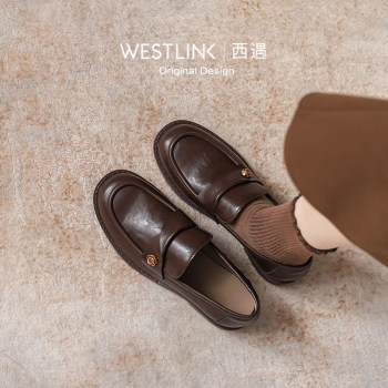 Xiyu thick heel loafers are very beautiful with skirt shoes 
Xiyu thick heel loafers are very beautiful with skirt shoes