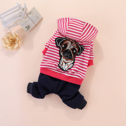 New autumn and winter four-legged clothing embroidered fleece warm dog clothes pet cat clothing supplies Teddy clothing New autumn and winter four-legged clothing embroidered fleece warm dog clothes pet cat clothing supplies Teddy clothing
