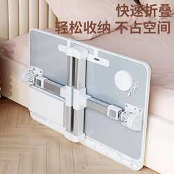 Small bed table, liftable computer table, folding student dormitory lazy simple desk, home bay window study table Small bed table, liftable computer table, folding student dormitory lazy simple desk, home bay window study table
