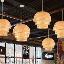New Chinese style dining bamboo art chandeliers and beverage shops restaurant lamps and fixtures hotel creative restaurant living room tea room lamp simple bamboo weaving lamp New Chinese style dining bamboo art chandeliers and beverage shops restaurant lamps and fixtures hotel creative restaurant living room tea room lamp simple bamboo weaving lamp