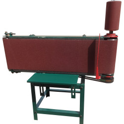 Woodworking machinery sand belt machine desktop industrial-grade vertical sanding machine polishing machine small air drum all-copper motor Woodworking machinery sand belt machine desktop industrial-grade vertical sanding machine polishing machine small air drum all-copper motor