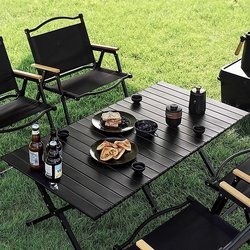 Lu Lin Outdoor Folding Table and Chair Set, Egg Roll Table, Camping Table and Chairs, Picnic Stall Setup, Complete Set of Equipment and Supplies Lu Lin Outdoor Folding Table and Chair Set, Egg Roll Table, Camping Table and Chairs, Picnic Stall Setup, Complete Set of Equipment and Supplies