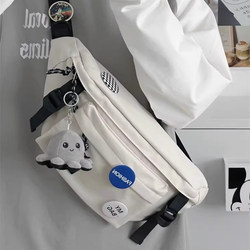 2025 New Casual Shoulder Bag for Men, Crossbody Bag, Chest Bag, Student Bag, Women's Cycling Trendy Versatile Small Waist Bag 2025 New Casual Shoulder Bag for Men, Crossbody Bag, Chest Bag, Student Bag, Women's Cycling Trendy Versatile Small Waist Bag