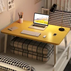 Bed desk foldable dormitory lazy computer desk bedroom bay window small table student upper bunk study desk Bed desk foldable dormitory lazy computer desk bedroom bay window small table student upper bunk study desk