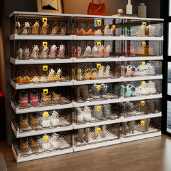 Shoe Cabinet Storage Solution for Entryway, Large Capacity Multi-Layer Shoe Rack, Transparent Dustproof Shoe Box, 2025 New Model Shoe Cabinet Storage Solution for Entryway, Large Capacity Multi-Layer Shoe Rack, Transparent Dustproof Shoe Box, 2025 New Model