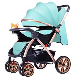 Baby stroller can sit, lie down, lightweight folding child baby baby two-way stroller stroller 0-3 years old Baby stroller can sit, lie down, lightweight folding child baby baby two-way stroller stroller 0-3 years old