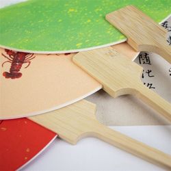 Rice paper fan, Chengdu Changsha popular tourist city scenic spot photo check-in fan printed with logo advertising fan Rice paper fan, Chengdu Changsha popular tourist city scenic spot photo check-in fan printed with logo advertising fan