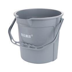 Baiyun cleaning cleaning bucket gray mop bucket property cleaning 15 plastic bucket with scale bucket Baiyun cleaning cleaning bucket gray mop bucket property cleaning 15 plastic bucket with scale bucket