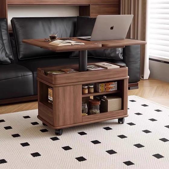 Side table movable foldable lifting tea table solid wood living room home use medium style small apartment side table push cart
Side table movable foldable lifting tea table solid wood living room home use medium style small apartment side table push cart