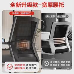 Computer chair, comfortable, sedentary, waist-protecting backrest, dormitory ergonomic study desk stool, staff meeting office chair Computer chair, comfortable, sedentary, waist-protecting backrest, dormitory ergonomic study desk stool, staff meeting office chair