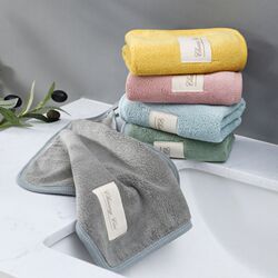 Hangable coral velvet wipe hand towel kitchen bathroom bathroom rag soft thickened strong absorbent towel wipe hand towel Hangable coral velvet wipe hand towel kitchen bathroom bathroom rag soft thickened strong absorbent towel wipe hand towel