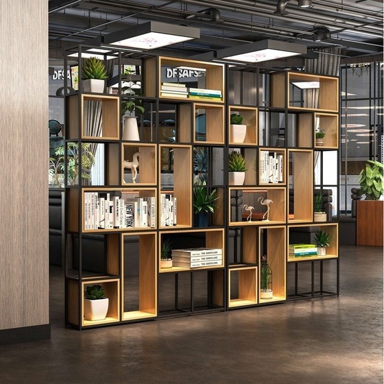 Wrought iron screen partition shelf living room display cabinet floor-standing bookshelf office retro restaurant industrial style furniture
Wrought iron screen partition shelf living room display cabinet floor-standing bookshelf office retro restaurant industrial style furniture