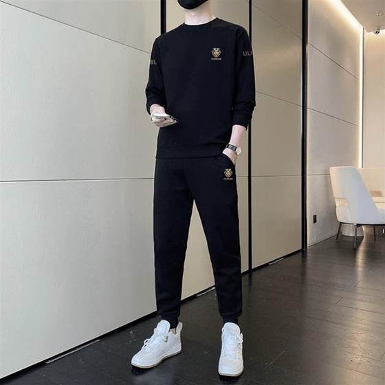 Huayu Selected Good Things Men's Sweatshirt Set Spring Leisure Sports Winter Men's Clothes Spring and Autumn Clothes Long
Huayu Selected Good Things Men's Sweatshirt Set Spring Leisure Sports Winter Men's Clothes Spring and Autumn Clothes Long