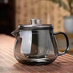 Thickened Glass Teapot with Tea-Water Separation Cup, Penguin Set, Flower Tea Brewing Pot, Home Office Heat-Resistant Black Tea Tea Set Thickened Glass Teapot with Tea-Water Separation Cup, Penguin Set, Flower Tea Brewing Pot, Home Office Heat-Resistant Black Tea Tea Set