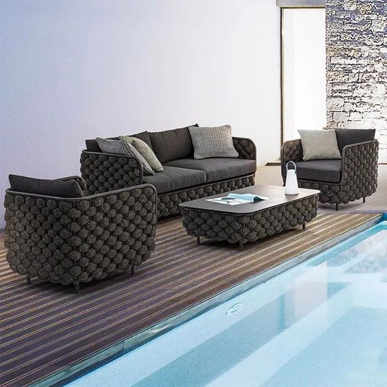 Outdoor sofa terrace waterproof courtyard model room sales office indoor and outdoor three-piece set of coffee table combination rattan furniture
Outdoor sofa terrace waterproof courtyard model room sales office indoor and outdoor three-piece set of coffee table combination rattan furniture