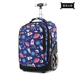 Junior high school children's trolley schoolbags, primary school boys' big wheels for climbing stairs, middle school girls' large-capacity trolley schoolbags Junior high school children's trolley schoolbags, primary school boys' big wheels for climbing stairs, middle school girls' large-capacity trolley schoolbags