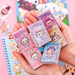 Labubu dress up sticker book mini beanie book diy Labubu dress up sticker book mini beanie book diy