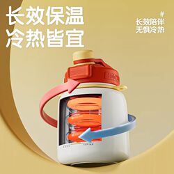 Cup Bear Children's Insulation Rolling Bucket Straw Big Belly Cup Student Large Capacity Kettle Portable Double Drink Ice-keeping Cup Cup Bear Children's Insulation Rolling Bucket Straw Big Belly Cup Student Large Capacity Kettle Portable Double Drink Ice-keeping Cup
