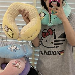 Cute anime U-shaped pillow, home dormitory neck pillow, travel car neck pillow, office nap portable Cute anime U-shaped pillow, home dormitory neck pillow, travel car neck pillow, office nap portable