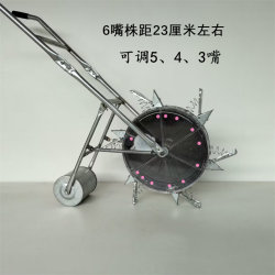 Vegetables, cabbage, rape, radish, medicinal materials, millet, millet, small hand-pushed multi-functional agricultural acupuncture point seeder Vegetables, cabbage, rape, radish, medicinal materials, millet, millet, small hand-pushed multi-functional agricultural acupuncture point seeder