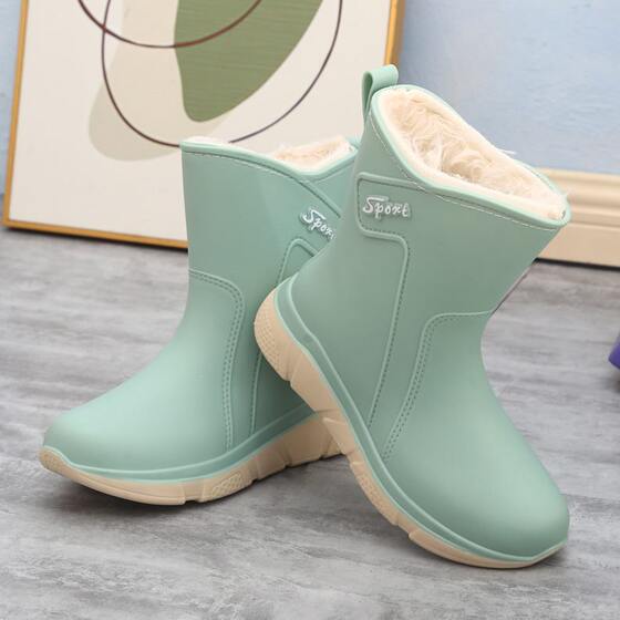 Women's fashionable and fleece new waterproof shoes non-slip adult rain boots 2022 women's kitchen soft sole rubber shoes
Women's fashionable and fleece new waterproof shoes non-slip adult rain boots 2022 women's kitchen soft sole rubber shoes