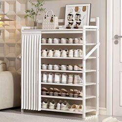 Folding shoe rack, installation-free, multi-layer w shoe cabinet at home entrance, space-saving, dormitory, small apartment, economical rental, good Folding shoe rack, installation-free, multi-layer w shoe cabinet at home entrance, space-saving, dormitory, small apartment, economical rental, good