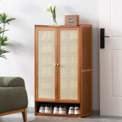 Dust-proof rattan shoe cabinet large capacity all-in-one cabinet Dust-proof rattan shoe cabinet large capacity all-in-one cabinet