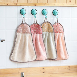 5 kitchen hand towels, cute thickened hand towels, hanging absorbent hand towels, wiping rags 5 kitchen hand towels, cute thickened hand towels, hanging absorbent hand towels, wiping rags