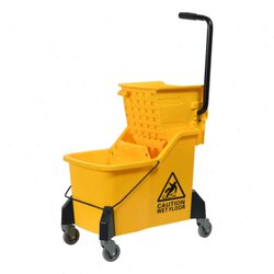 Bucket 42 liters commercial water extraction truck with wheels, hand-washable mop bucket with partition, clean sewage separation cleaning bucket Bucket 42 liters commercial water extraction truck with wheels, hand-washable mop bucket with partition, clean sewage separation cleaning bucket