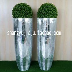 Thin glass lens mosaic floor-standing large vase living room simple hotel club P room model room ornaments handicrafts Thin glass lens mosaic floor-standing large vase living room simple hotel club P room model room ornaments handicrafts