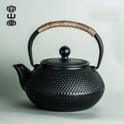 Rongshantang Su Yun cast iron kettle uncoated cast iron teapot tea boiling W kettle peony wealth Rongshantang Su Yun cast iron kettle uncoated cast iron teapot tea boiling W kettle peony wealth
