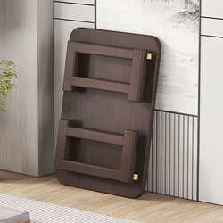 Folding table bay window table Nanzhu kang table household solid wood tatami small coffee table bed study desk computer Folding table bay window table Nanzhu kang table household solid wood tatami small coffee table bed study desk computer