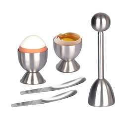 304 stainless steel egg opener, 5-piece egg tool set, egg bouncer, egg tray, stainless steel spoon 304 stainless steel egg opener, 5-piece egg tool set, egg bouncer, egg tray, stainless steel spoon