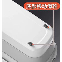 Hand-washable mop folding bucket square thickened and enlarged bucket household mop bucket cleaning bucket Hand-washable mop folding bucket square thickened and enlarged bucket household mop bucket cleaning bucket