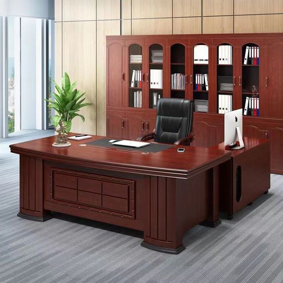 Boss table, large desk, president, desk, manager, desk, Chinese-style office desk, chair combination, home work table and furniture
Boss table, large desk, president, desk, manager, desk, Chinese-style office desk, chair combination, home work table and furniture