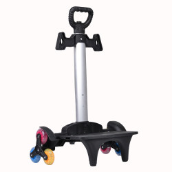 Children's universal schoolbag tow bar rack accessories boys primary school girls foldable stair climbing tow bar frame wheel Children's universal schoolbag tow bar rack accessories boys primary school girls foldable stair climbing tow bar frame wheel