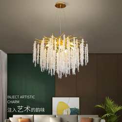 Italian light luxury high-end crystal chandeliers designer villa living room bedroom dining room model room exhibition hall chandeliers Italian light luxury high-end crystal chandeliers designer villa living room bedroom dining room model room exhibition hall chandeliers