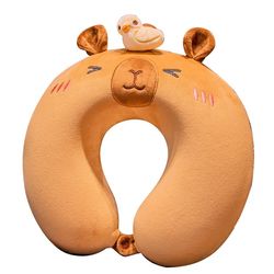 Kapibara memory foam u-shaped pillow neck pillow aircraft travel headrest neck pillow portable car pillow Kapibara memory foam u-shaped pillow neck pillow aircraft travel headrest neck pillow portable car pillow