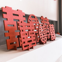 Engagement Decoration, Three-Dimensional Double Happiness Character Ornaments, Wedding Room Double Happiness Character Set, Wedding Living Room Display, Wedding Supplies Collection Engagement Decoration, Three-Dimensional Double Happiness Character Ornaments, Wedding Room Double Happiness Character Set, Wedding Living Room Display, Wedding Supplies Collection