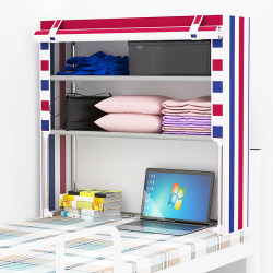 Bedroom Storage Solution: Bunk Bed Storage Rack, Simple Bedside Storage Cabinet, Bed Wardrobe, Student Dormitory Supplies Bedroom Storage Solution: Bunk Bed Storage Rack, Simple Bedside Storage Cabinet, Bed Wardrobe, Student Dormitory Supplies