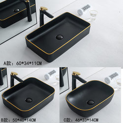 Countertop Basin Wash Basin Single Basin Home Bathroom Square Scandinavian Style Accessible Luxury Balcony Wash Basin Black Green Basin Countertop Basin Wash Basin Single Basin Home Bathroom Square Scandinavian Style Accessible Luxury Balcony Wash Basin Black Green Basin