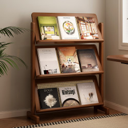 Used Bookshelf for Home Use, Floor-Standing Storage Rack, Living Room Magazine Display Rack, Newspaper Storage, Picture Book Rack Used Bookshelf for Home Use, Floor-Standing Storage Rack, Living Room Magazine Display Rack, Newspaper Storage, Picture Book Rack
