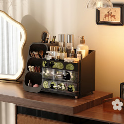 Meishida Cosmetics Storage Box Lipstick Skin Care Product Jewelry Storage Box Desktop Storage Box Large Capacity Storage Rack Meishida Cosmetics Storage Box Lipstick Skin Care Product Jewelry Storage Box Desktop Storage Box Large Capacity Storage Rack